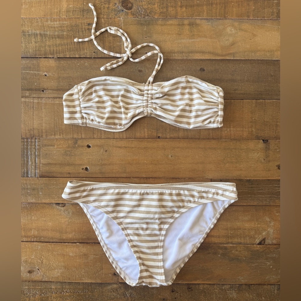 Striped Bikini Set